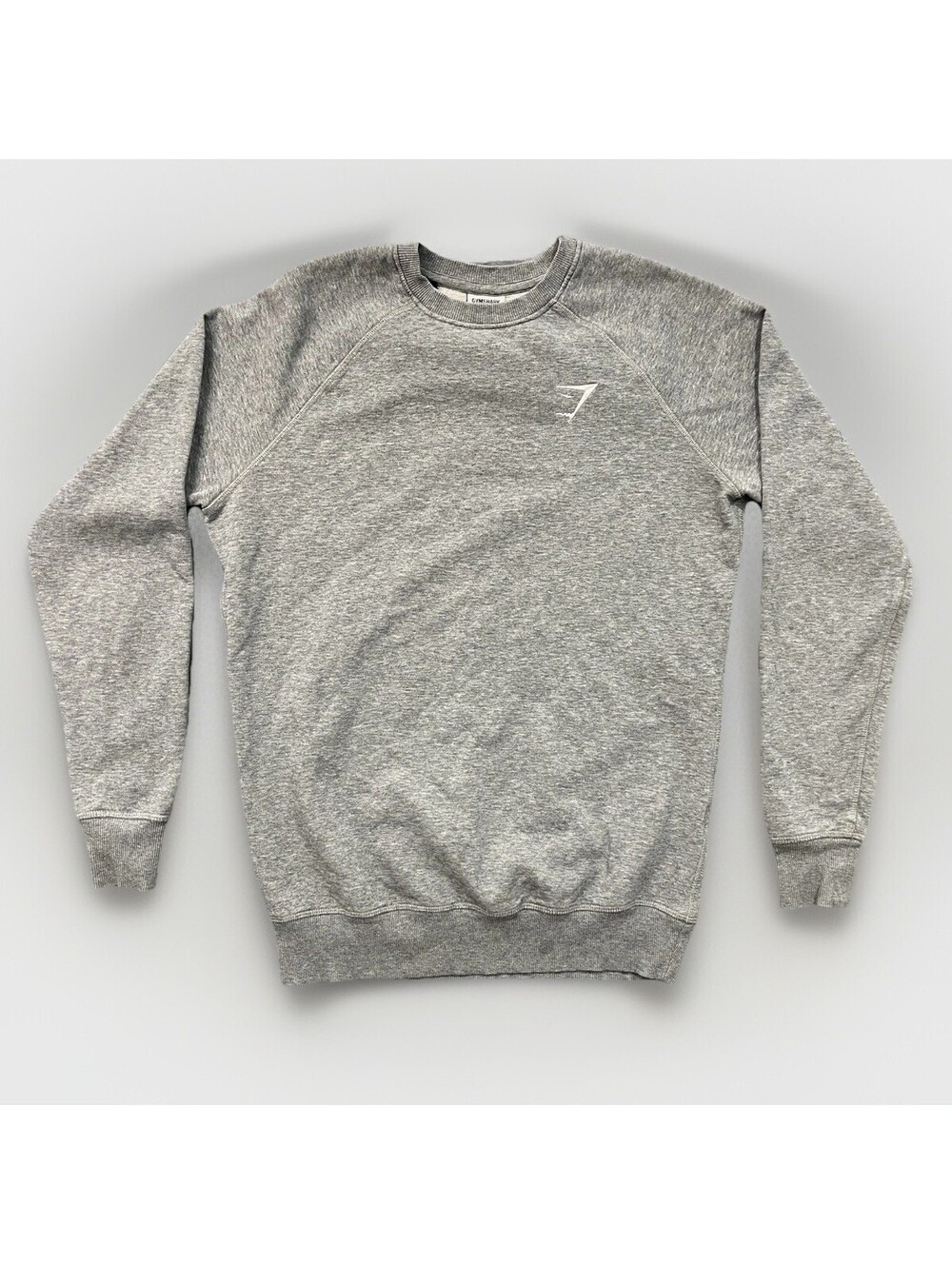 Gymshark Grey Pullover Crewneck - Lightweight Athletic Sweater Size Small